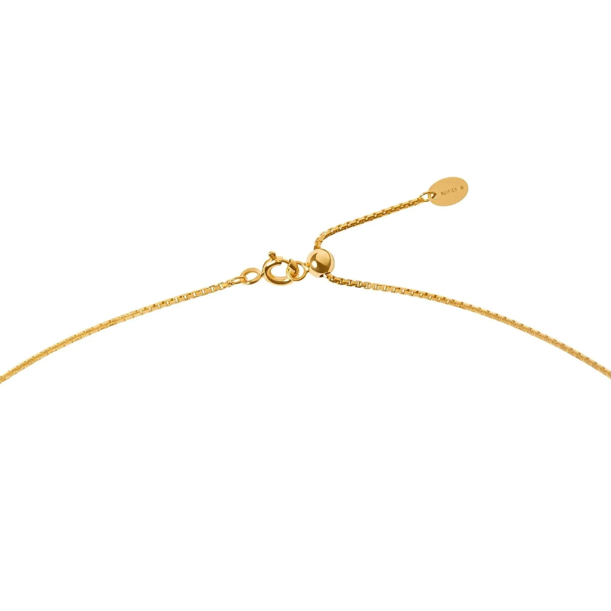 ABC's - R 18K Gold Plated Necklace