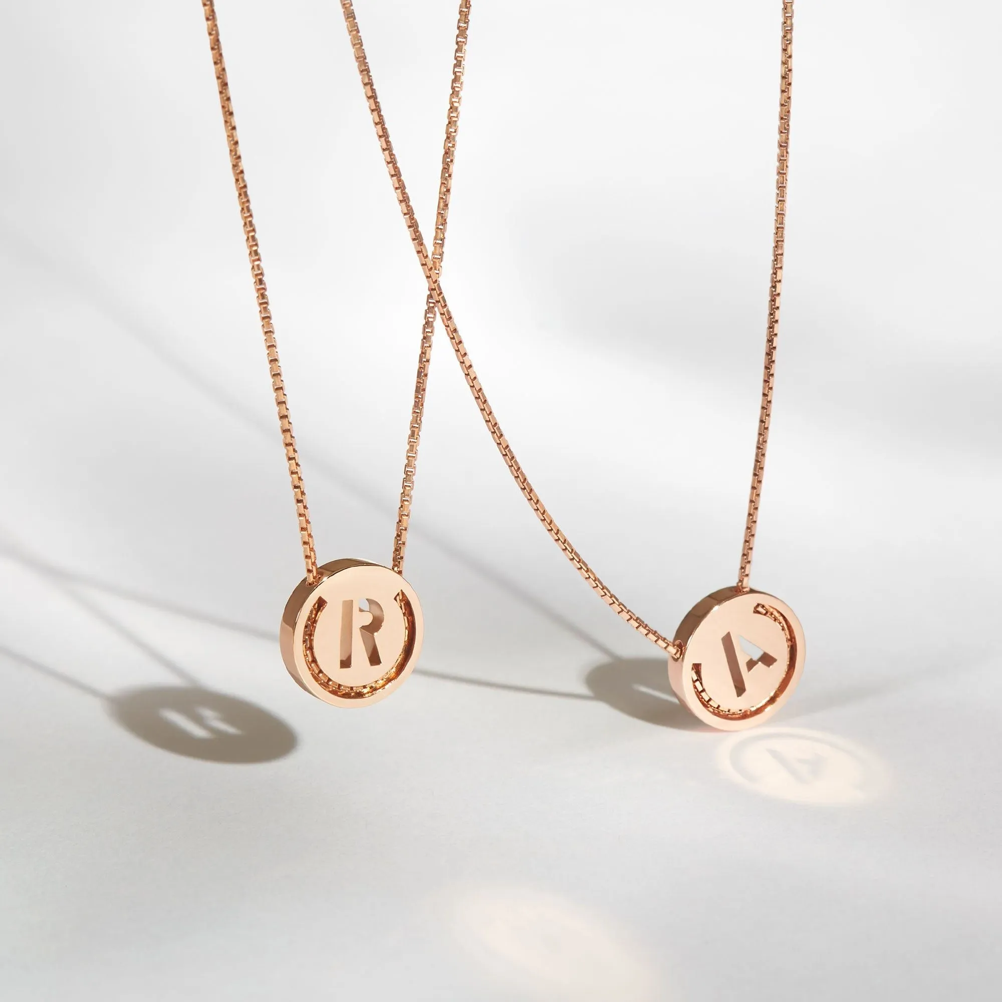 ABC's - R 18K Gold Plated Necklace