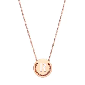 ABC's - R 18K Gold Plated Necklace