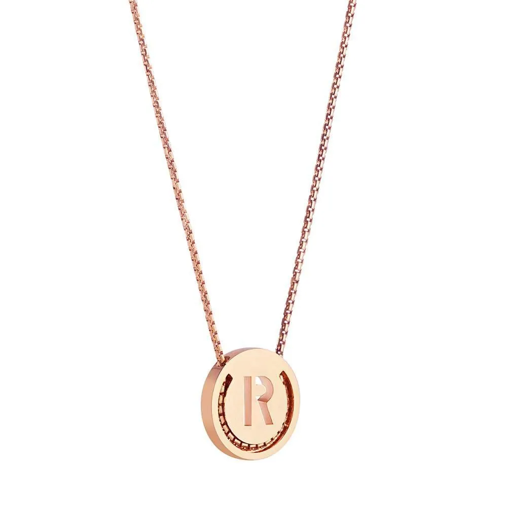 ABC's - R 18K Gold Plated Necklace