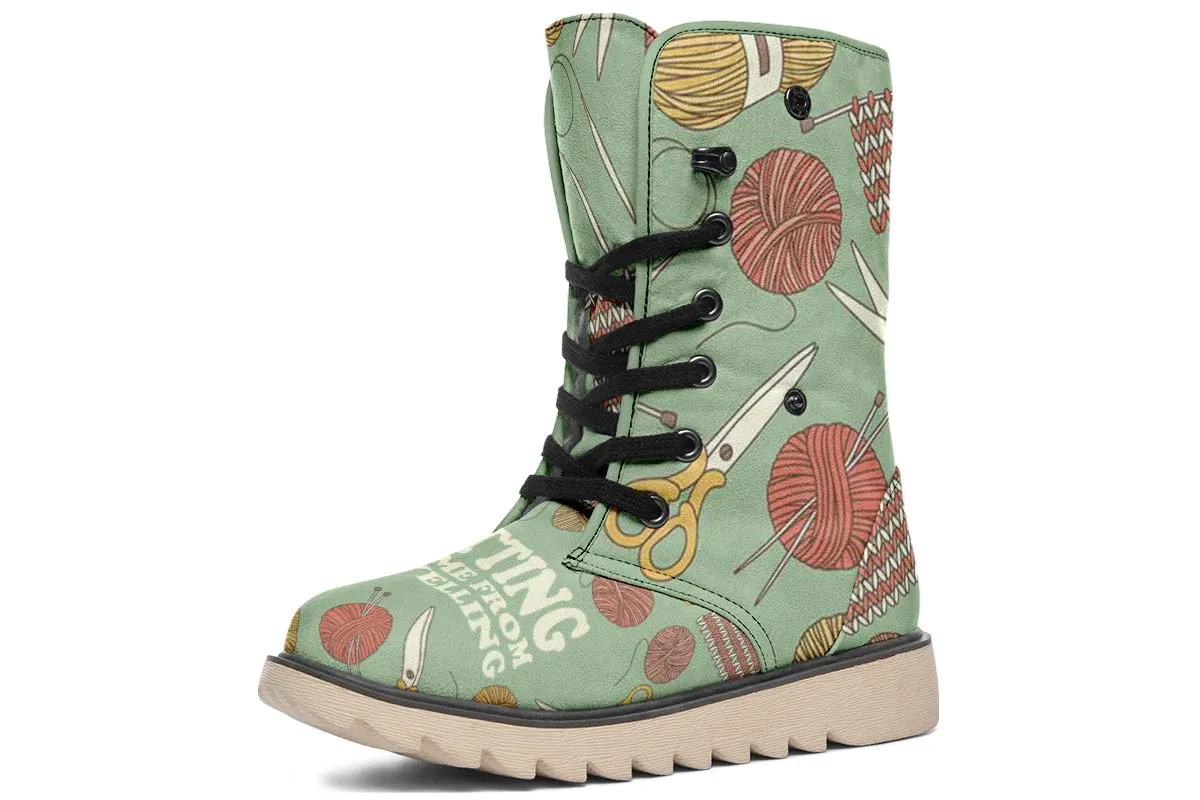 Adorable Unravelling Polar Vibe Boots