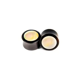 Arang wood Plugs - Mother of Pearl