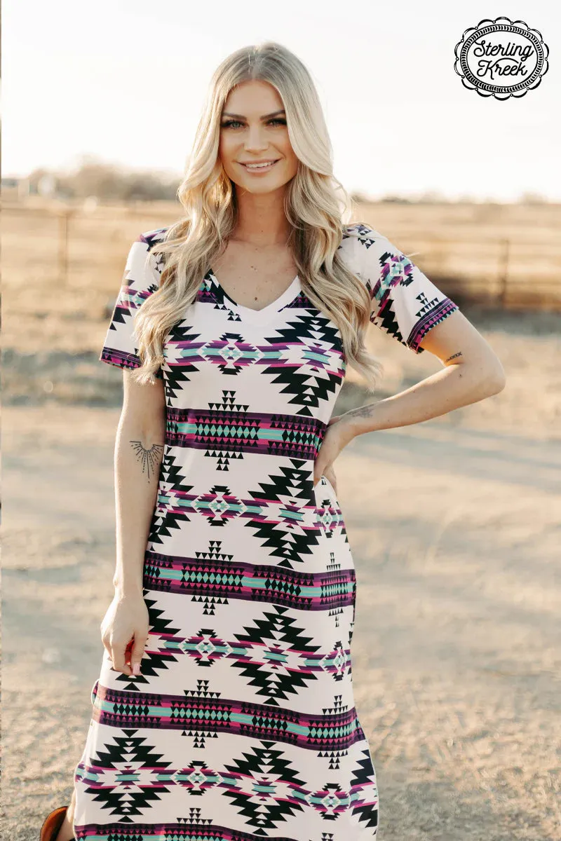 AZTEC OUTSKIRTS MAXI DRESS