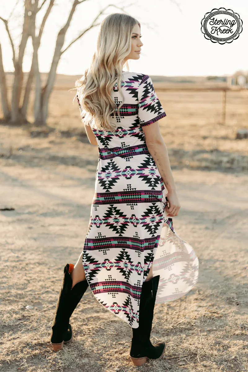 AZTEC OUTSKIRTS MAXI DRESS