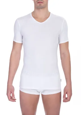 Bikkembergs White Cotton Men Men's T-Shirt