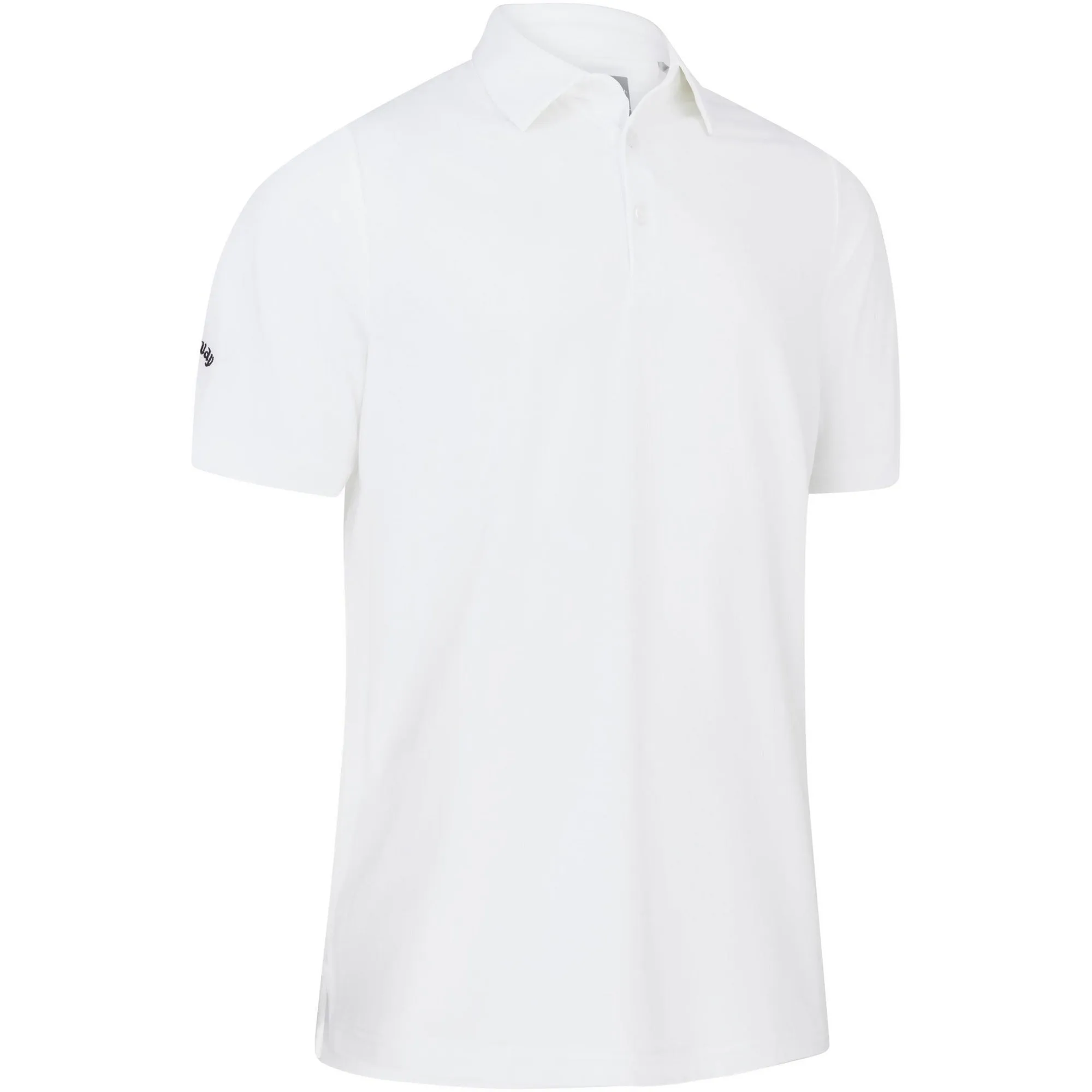 Callaway Men’s Swing Tech Tour Fit Solid Polo White