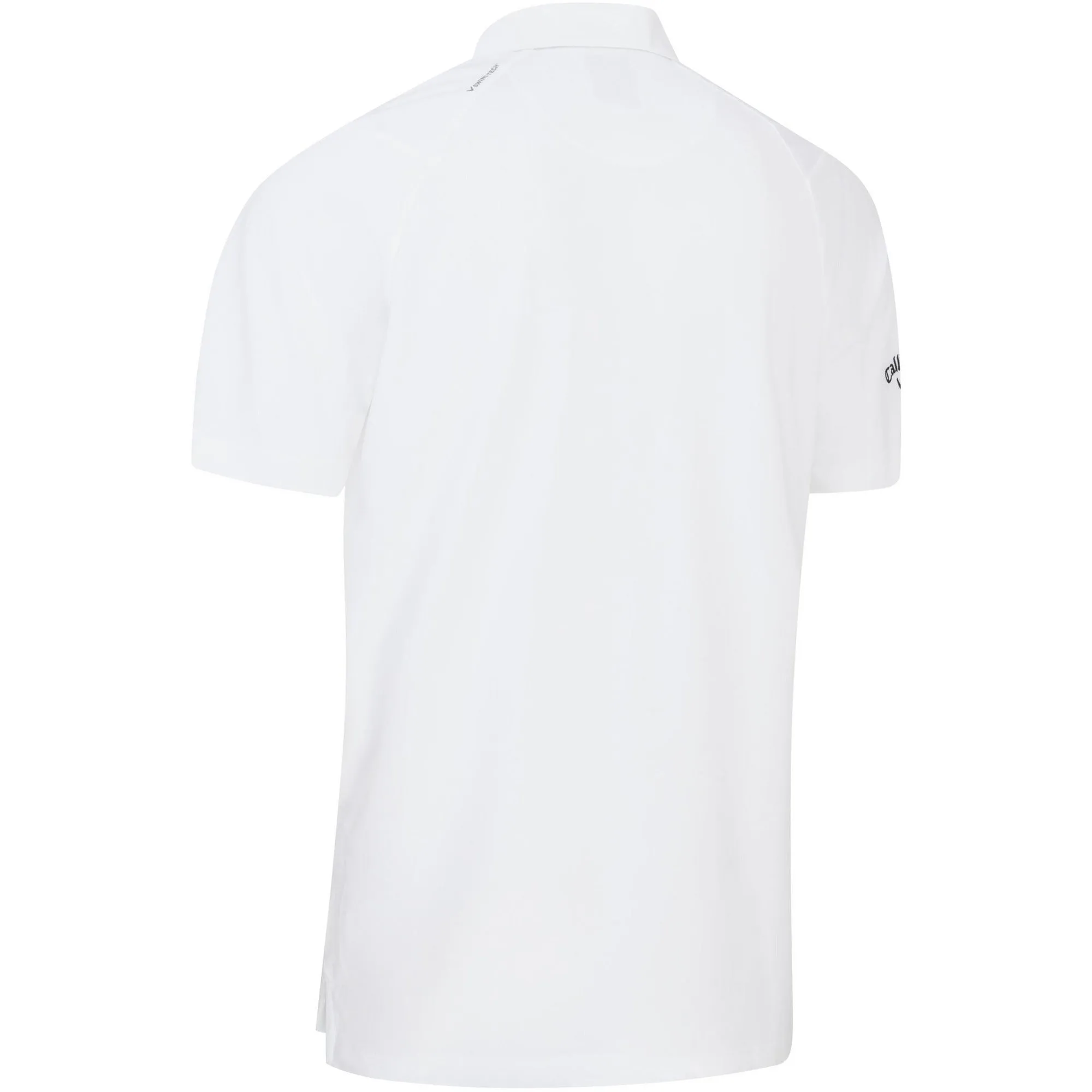 Callaway Men’s Swing Tech Tour Fit Solid Polo White