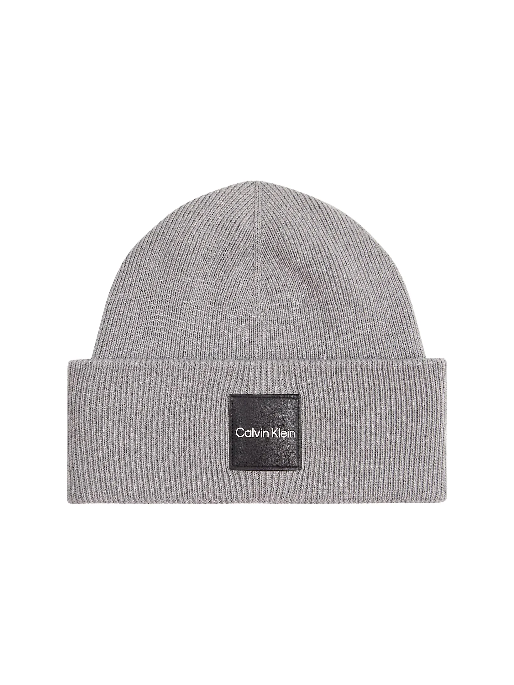 Calvin Klein Mens Fine Cotton Rib Beanie