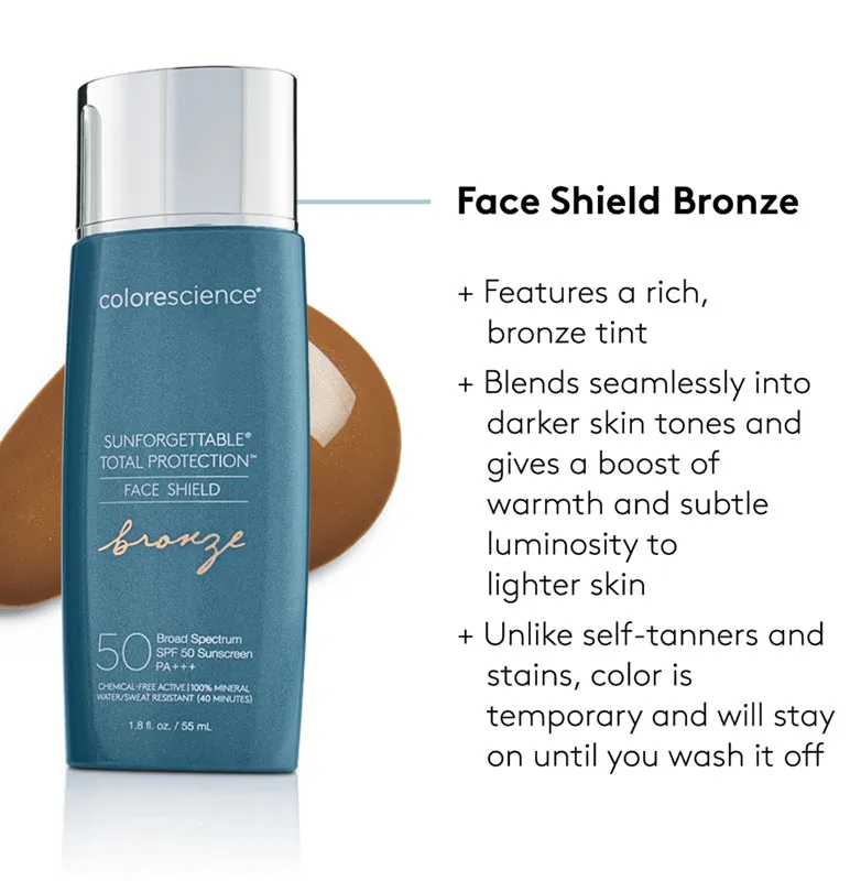 COLORESCIENCE | Total Protection Face Shield SPF 50 - Bronze