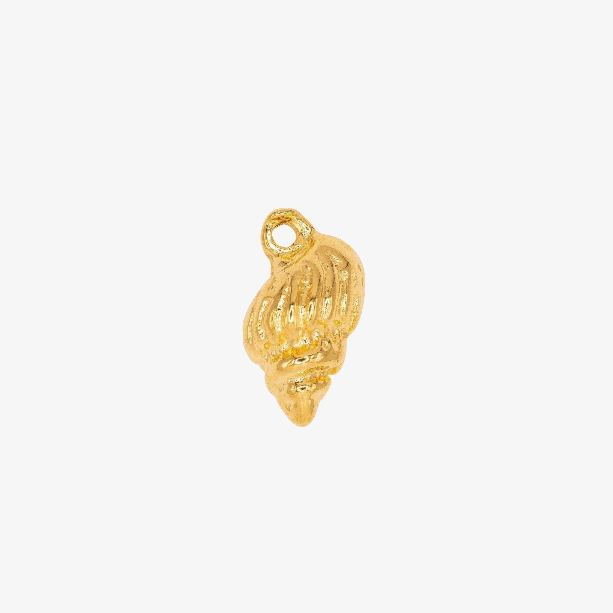 Conch Shell Charm Wholesale 14K Gold, Solid 14K Gold