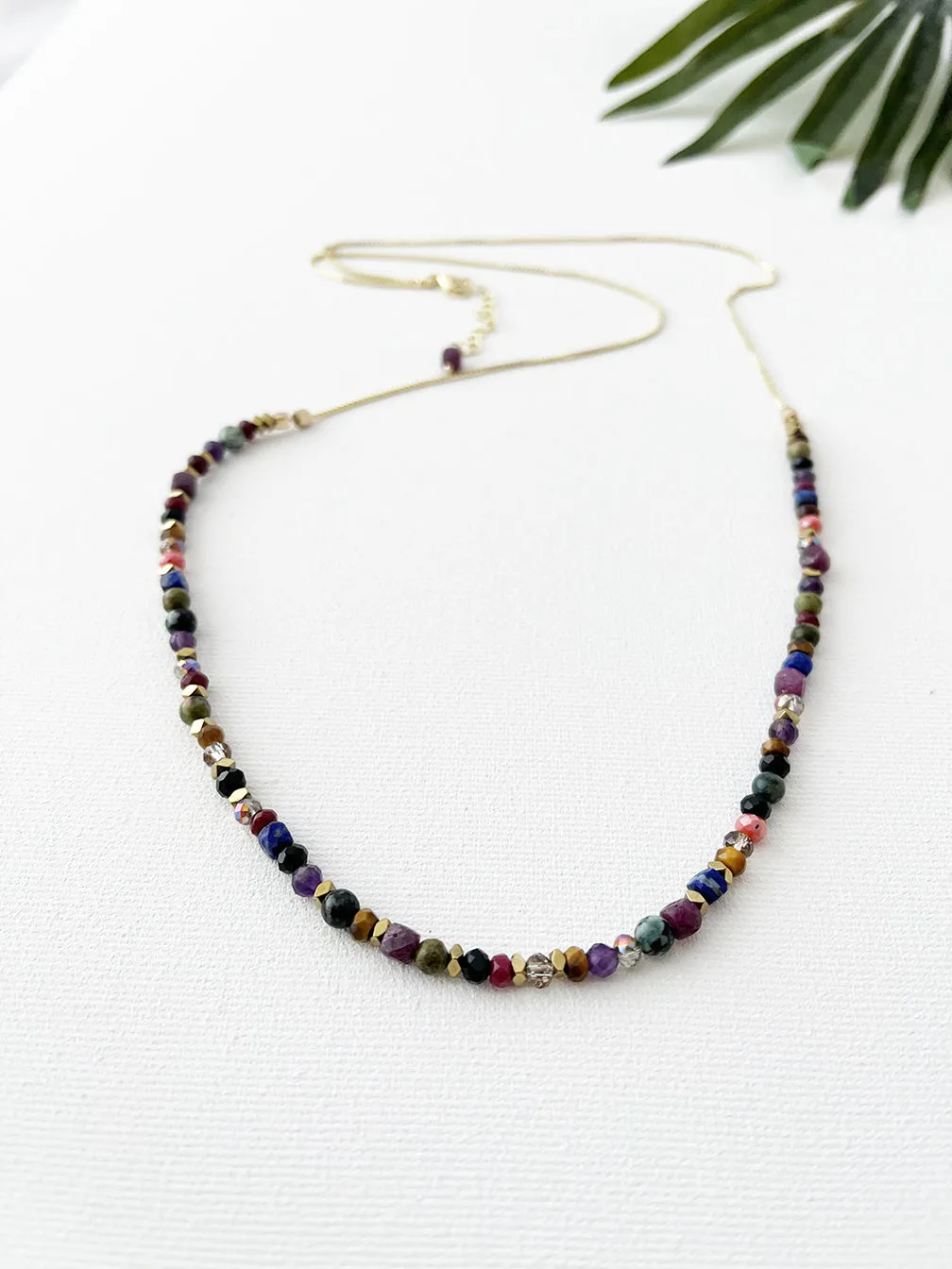 confetti necklace - festive mix