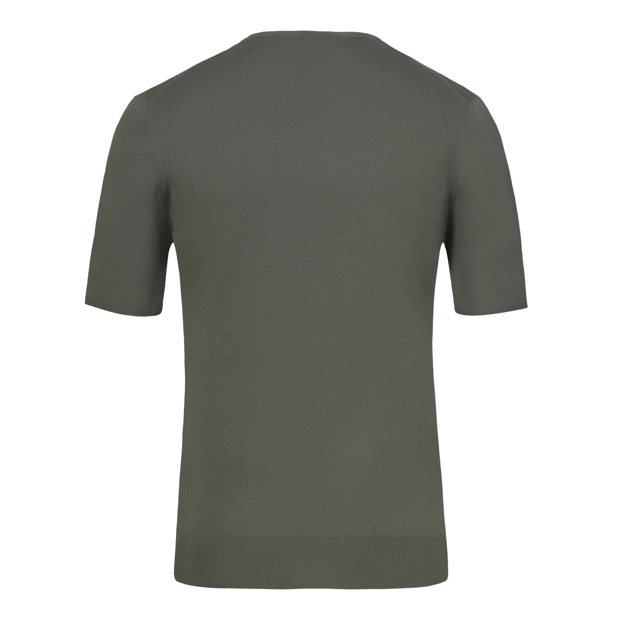 Cotton Crew-Neck T-Shirt in Green