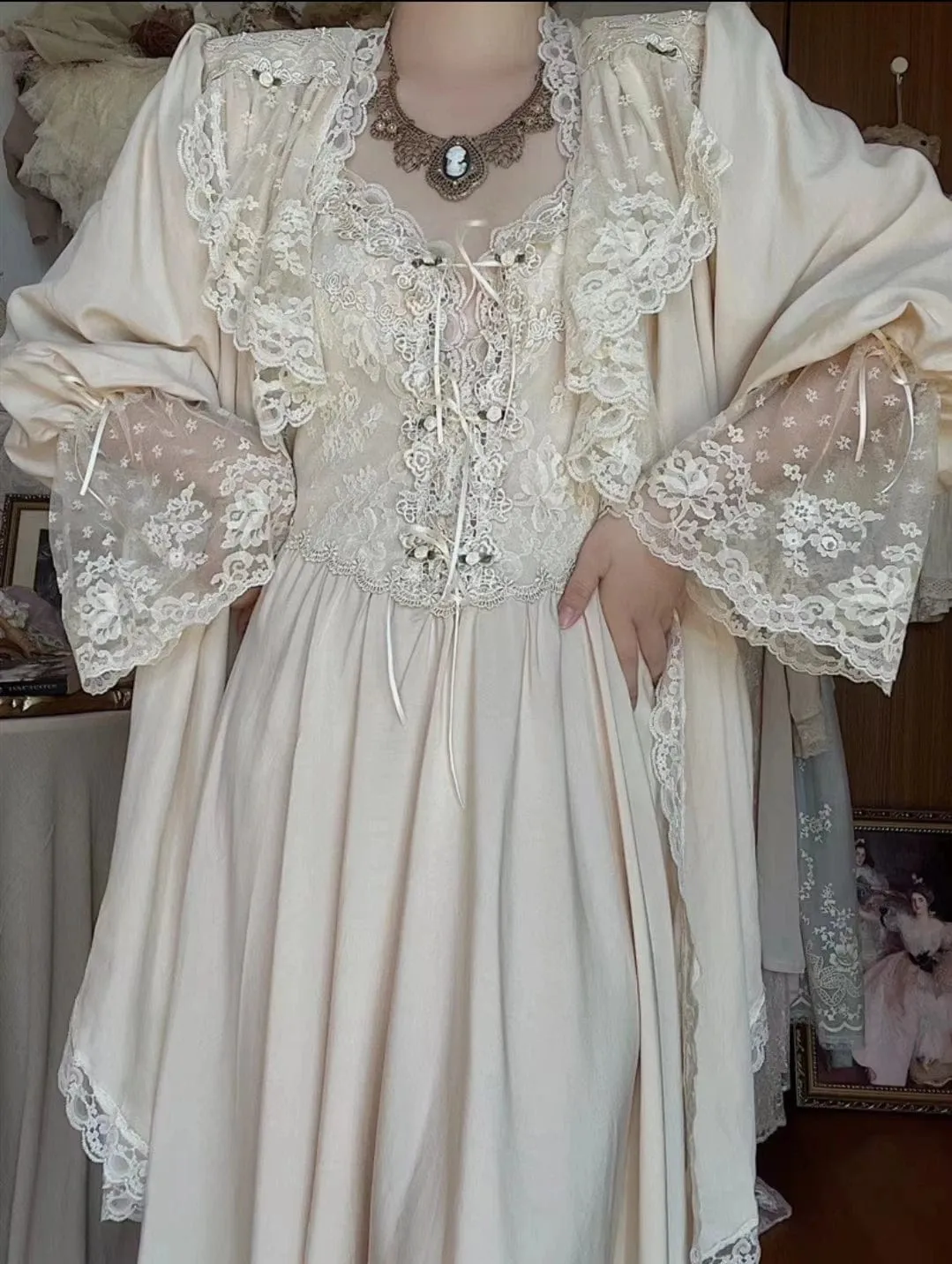 Courtly Robe and Sleepwear Set