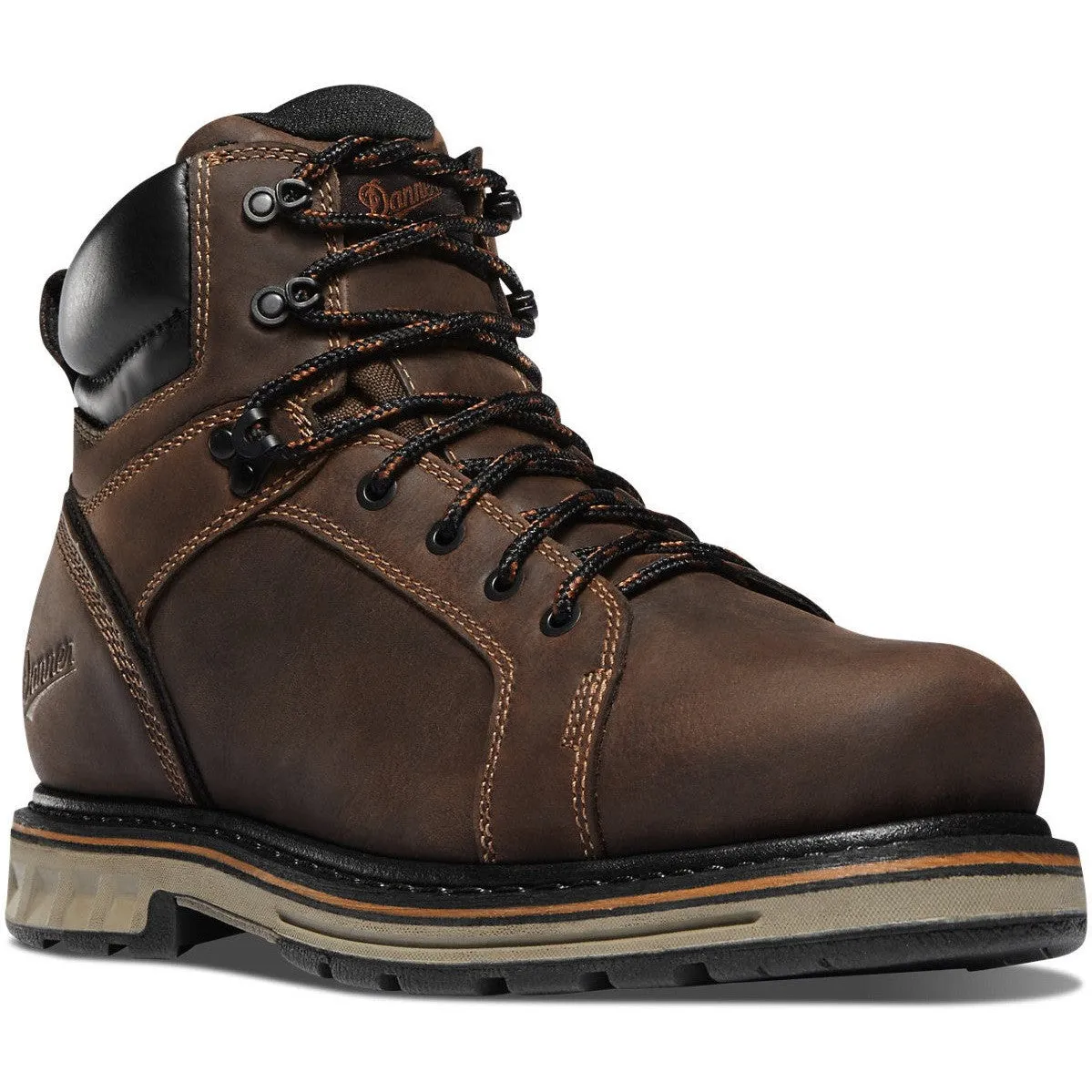 Danner Men's Steel Yard 6" PT Waterproof Work Boot -Brown- 12536