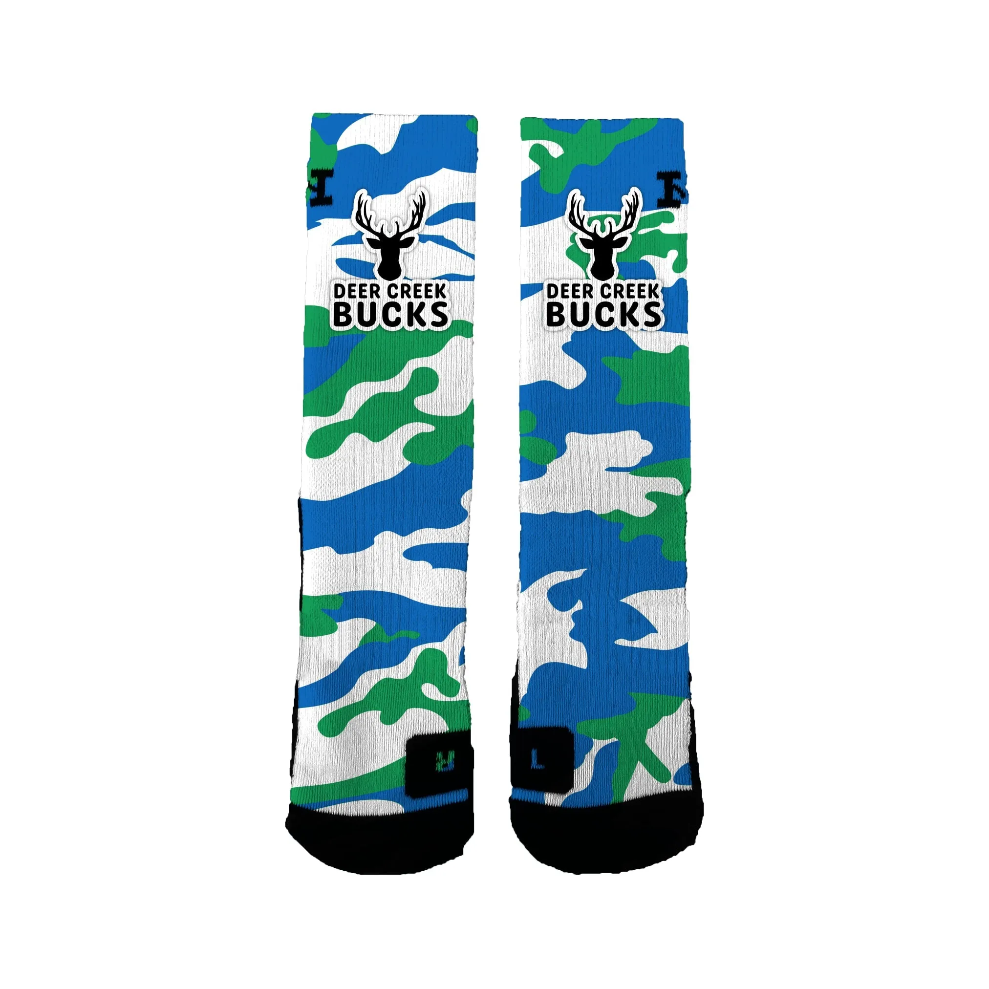 Deer Creek Elementary Camo Socks