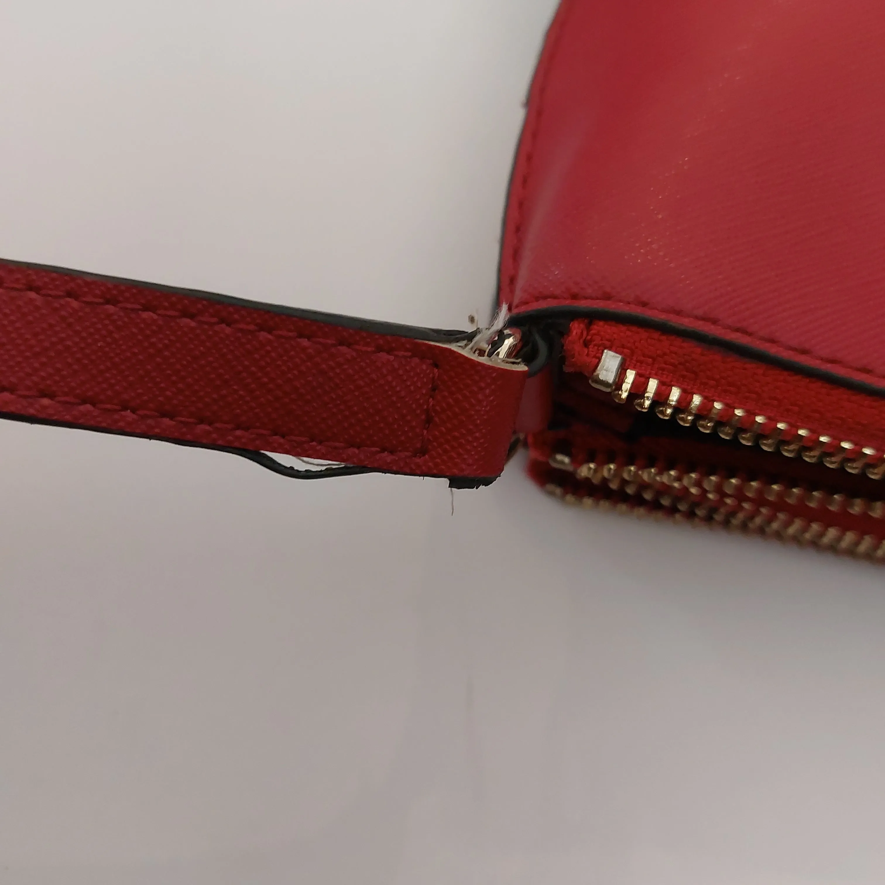 DKNY Red Leatherette Crossbody Bag | Pre Loved |