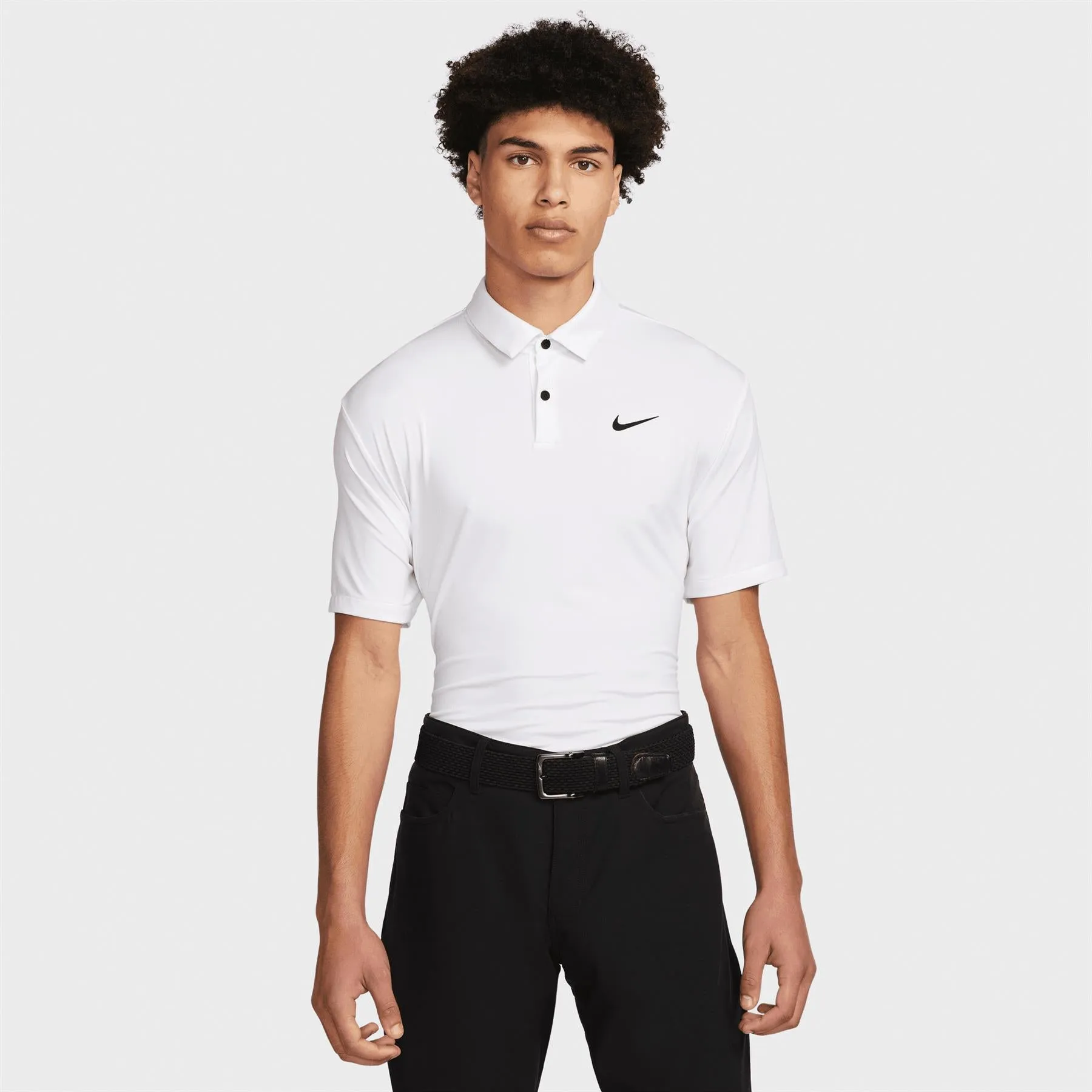 Dri-Fit Tour Solid Polo White/Black - 2024