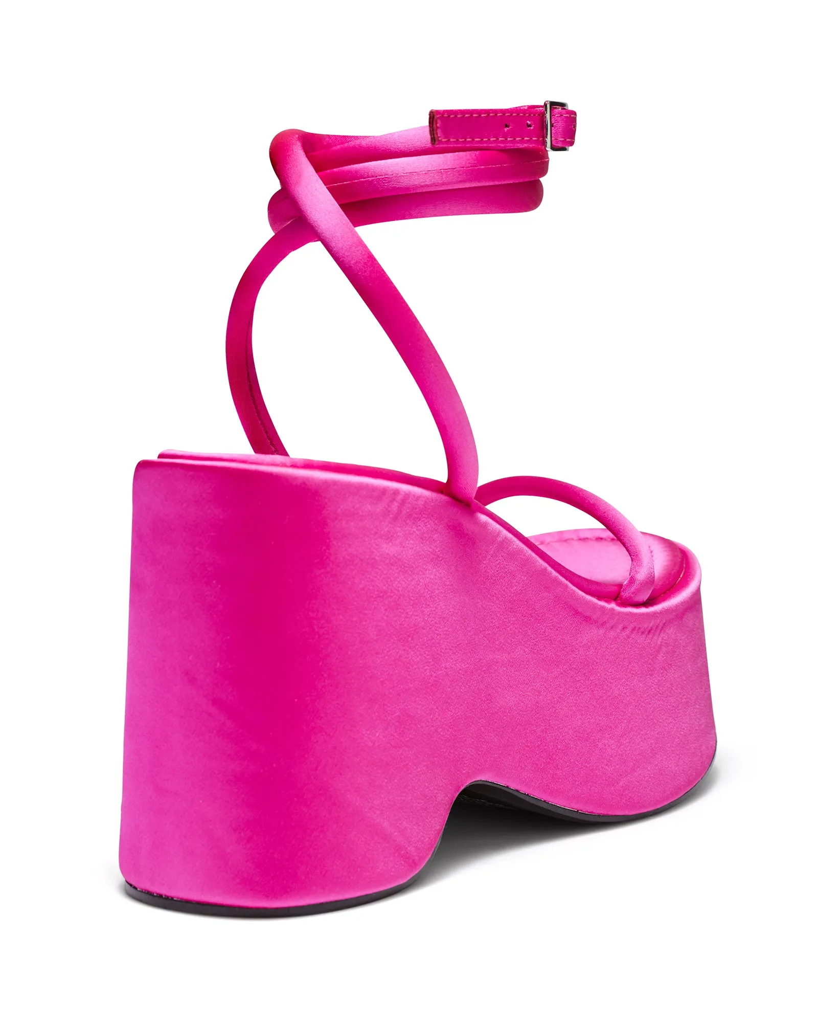 Elevate Platform Heel Pink Satin