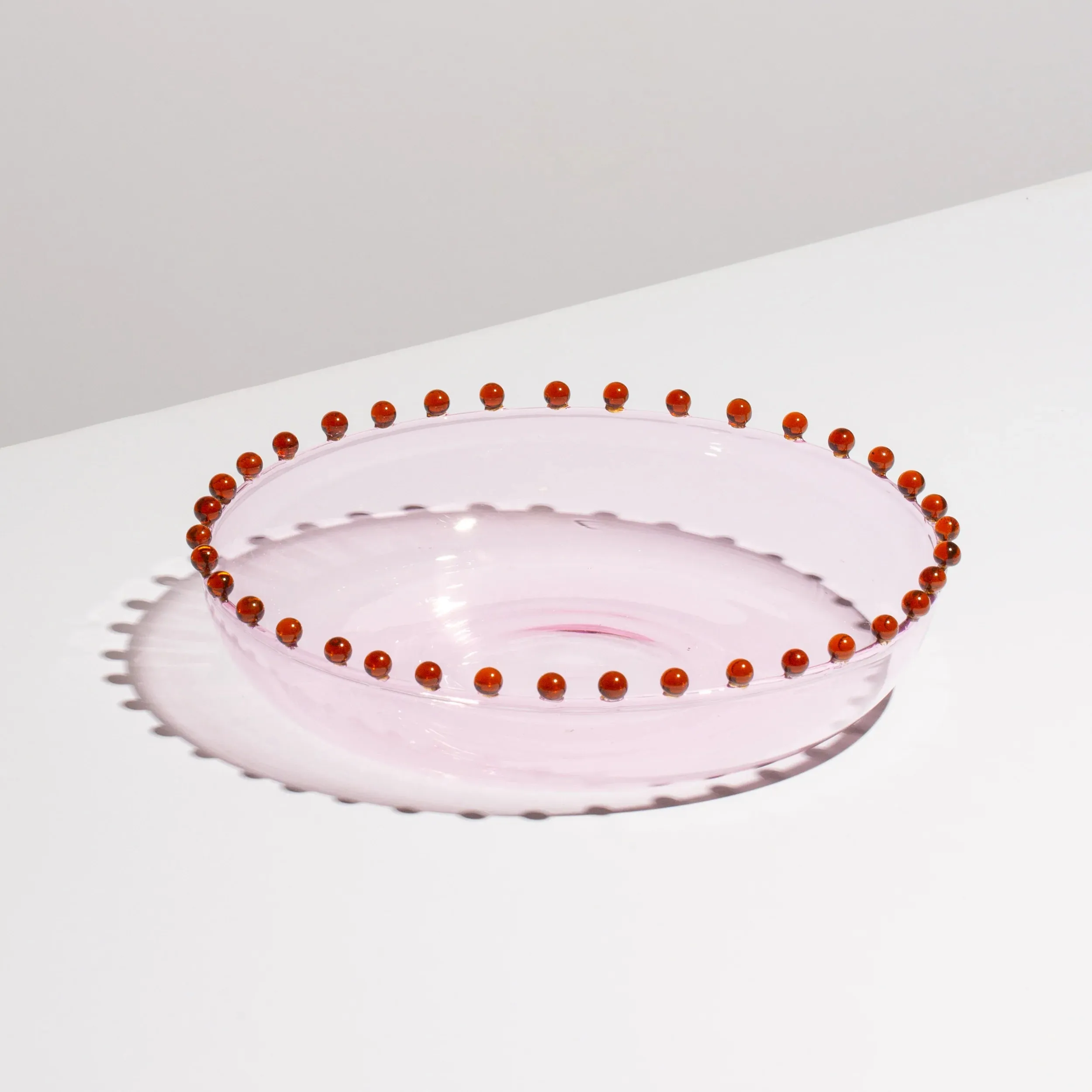 Fazeek Pearl Platter | Pink   Amber