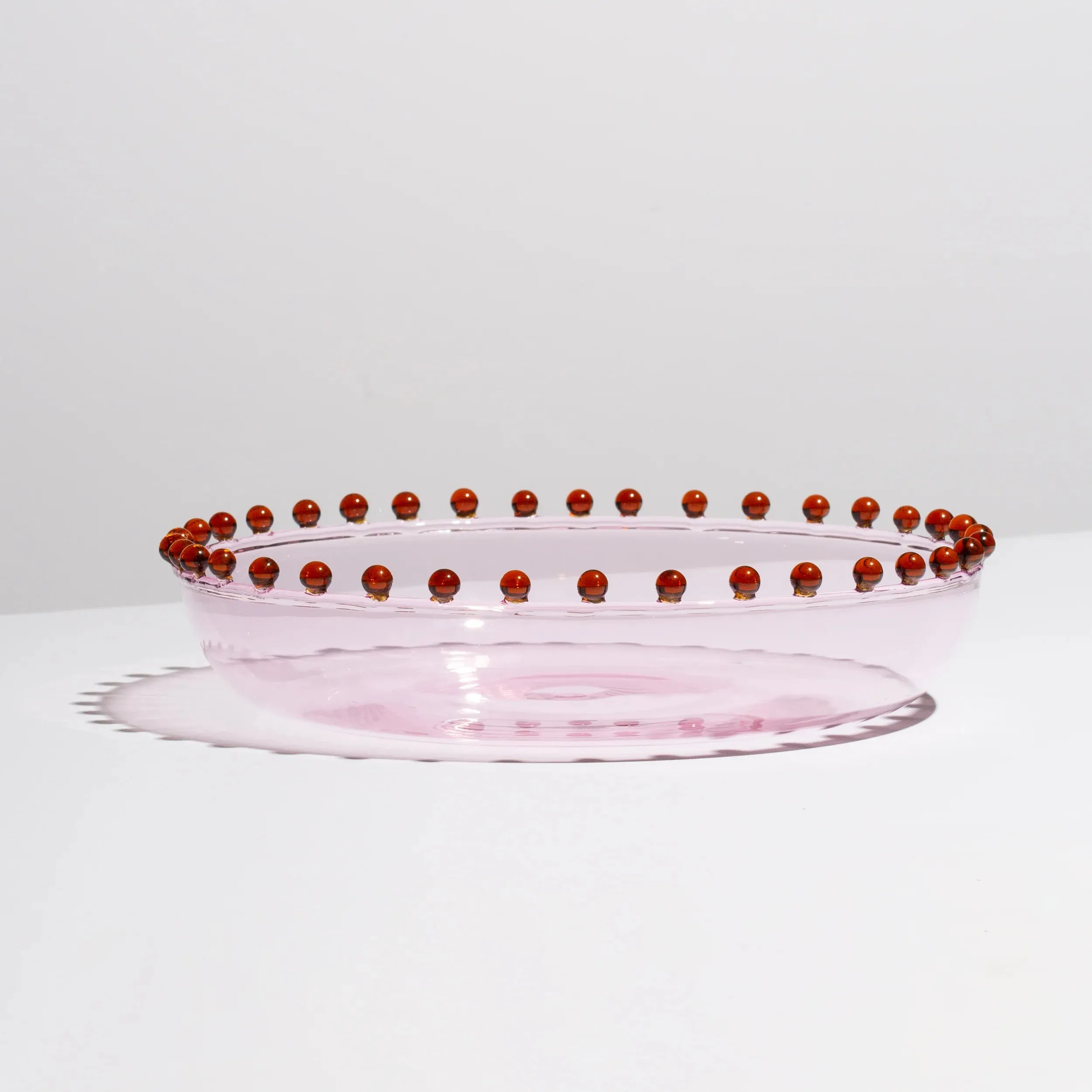 Fazeek Pearl Platter | Pink   Amber