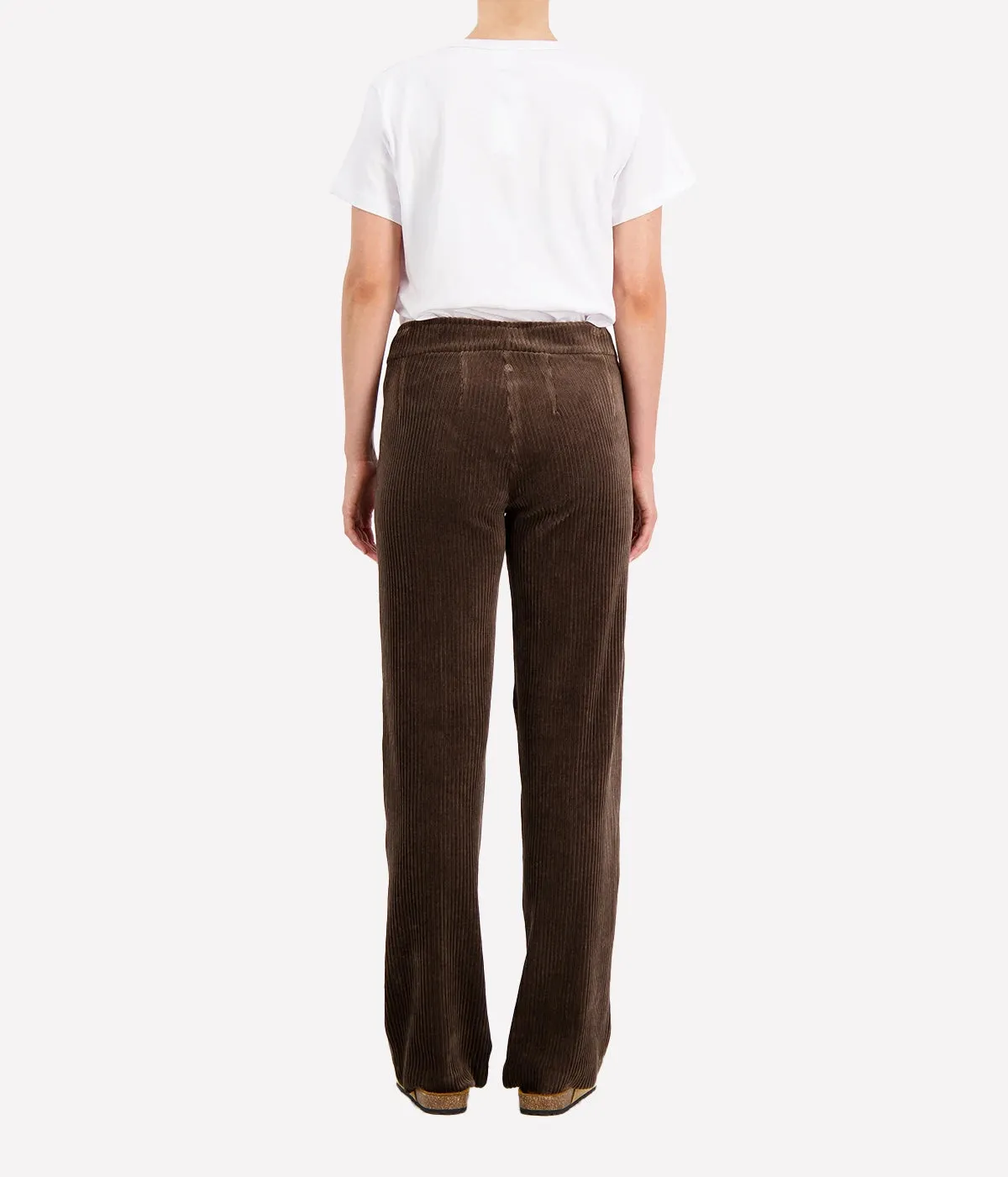 Flavia Pant in Corduroy Moss