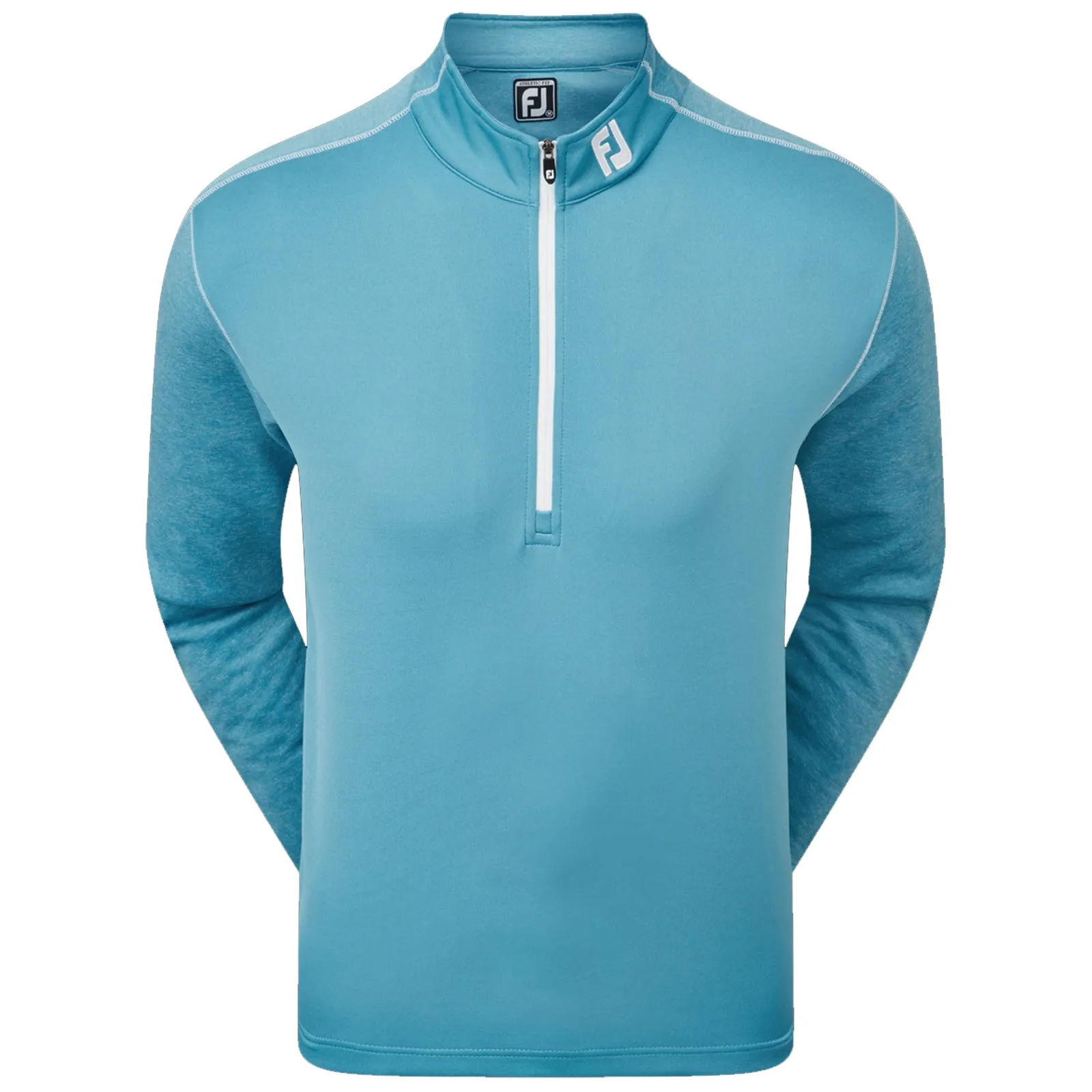 FootJoy Mens Tonal Heather Chill-Out Half Zip Top - S