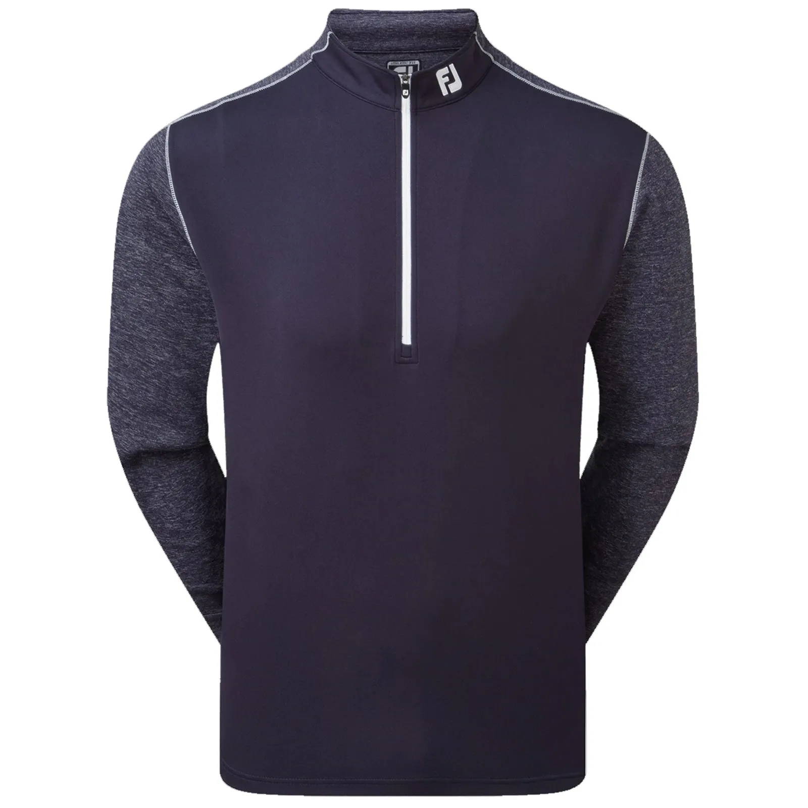 FootJoy Mens Tonal Heather Chill-Out Half Zip Top - S