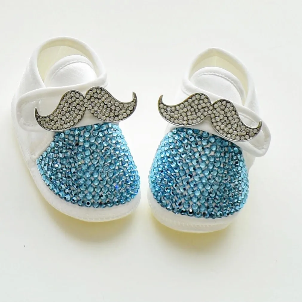 Gentleman's Mustache Baby Boy Shoes