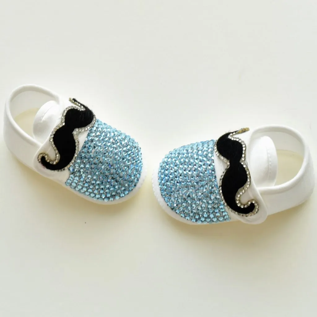 Gentleman's Mustache Baby Boy Shoes