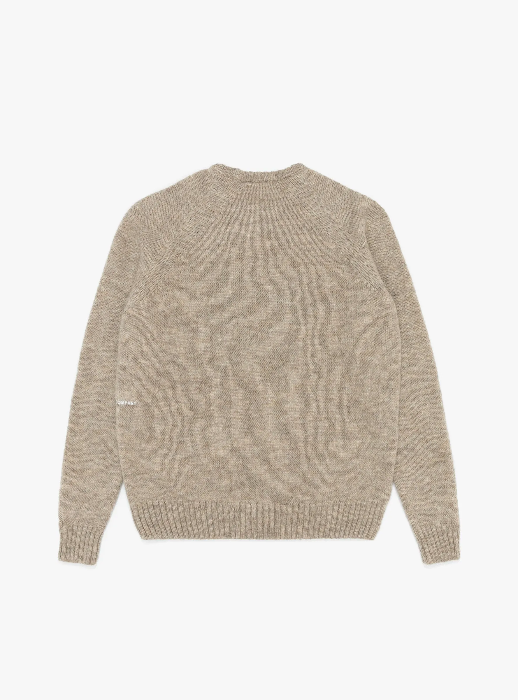 Initials Knitted Crewneck Sesame