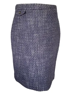 J. Crew Navy Boucle No. 2 Pencil Skirt, 6