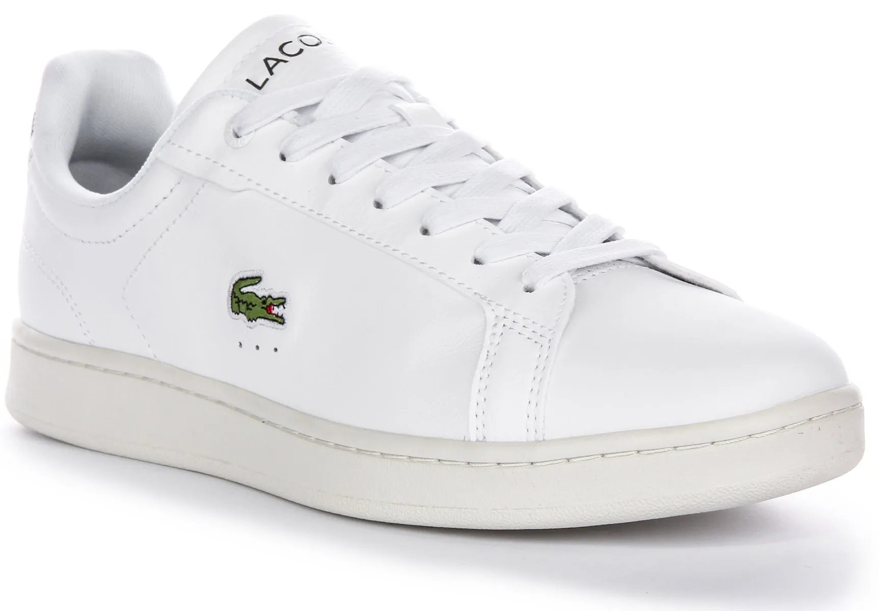 Lacoste Carnaby Pro In White Green For Men