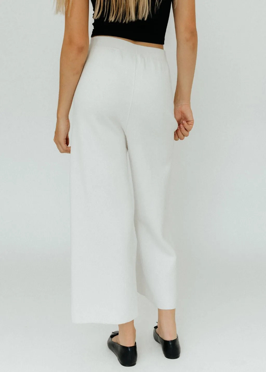 Lauren Manoogian Double Knit Pants in Bone