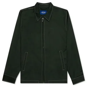 Lightweight Wool Harrington Jacket - Blue or Forest Green