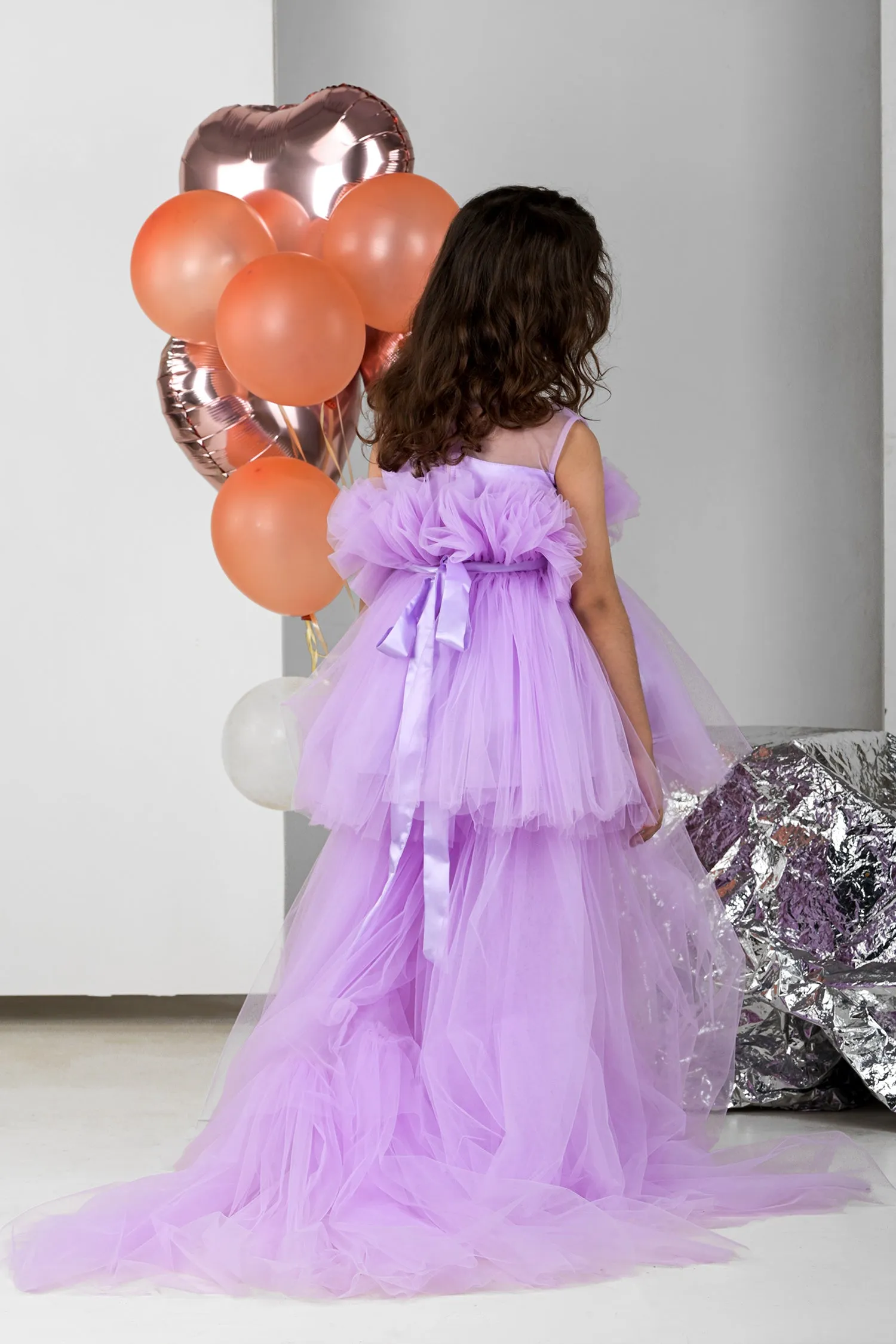 Lilac Candy Floss Tail Dress