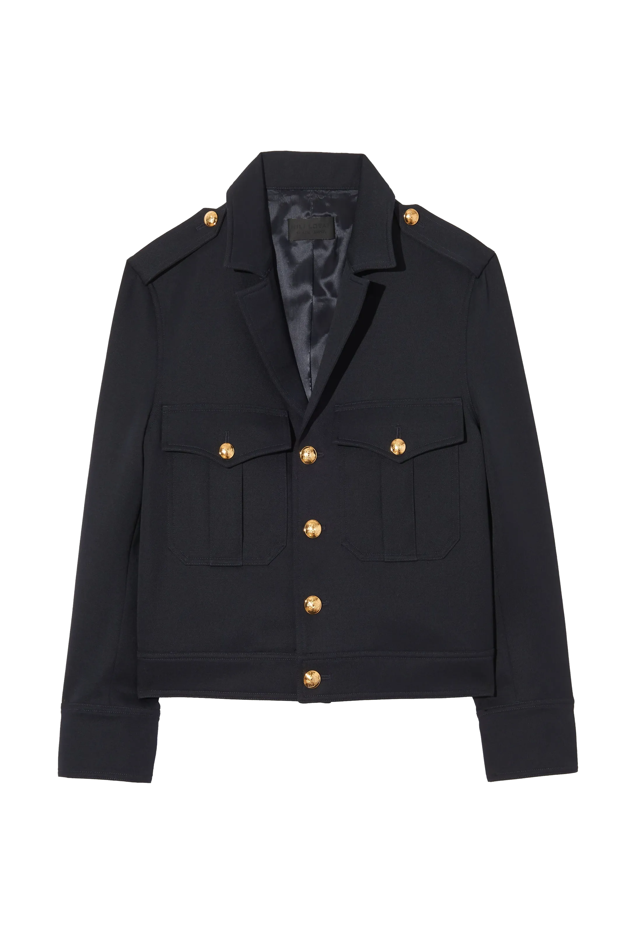 Lourdes Cropped Military Blazer