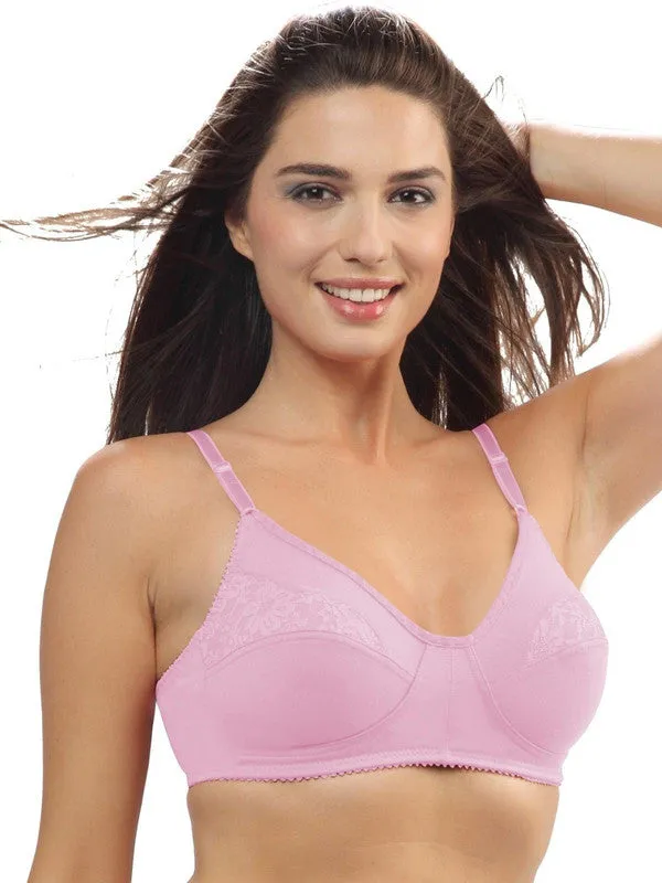 Lovable Baby Pink Non Padded Non Wired Full Coverage Bra L-0196-P.PINK