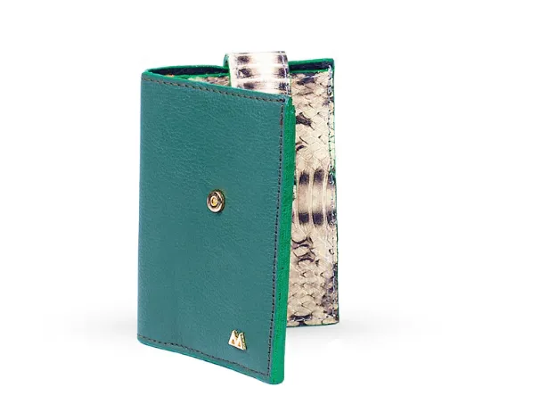 MARTE EGELE GREEN BIFOLD WALLET