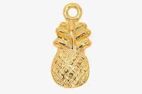 Pineapple Charm Wholesale 14K Gold, Solid 14K Gold