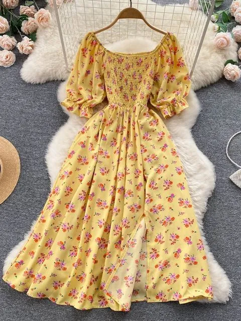 Puff Sleeve Party Dress