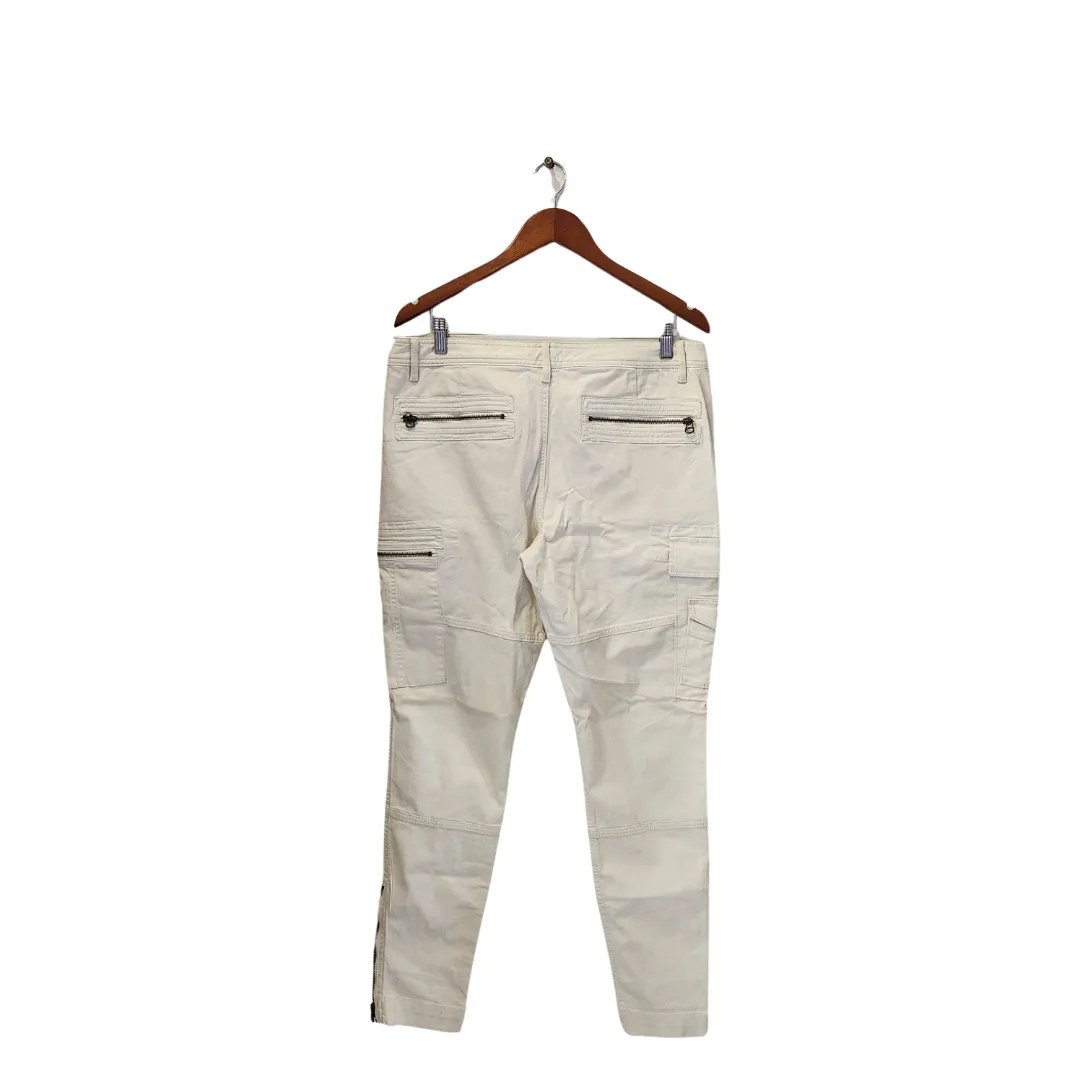 Ralph Lauren White Cargo ''Highland' Skinny Pants | Brand New |