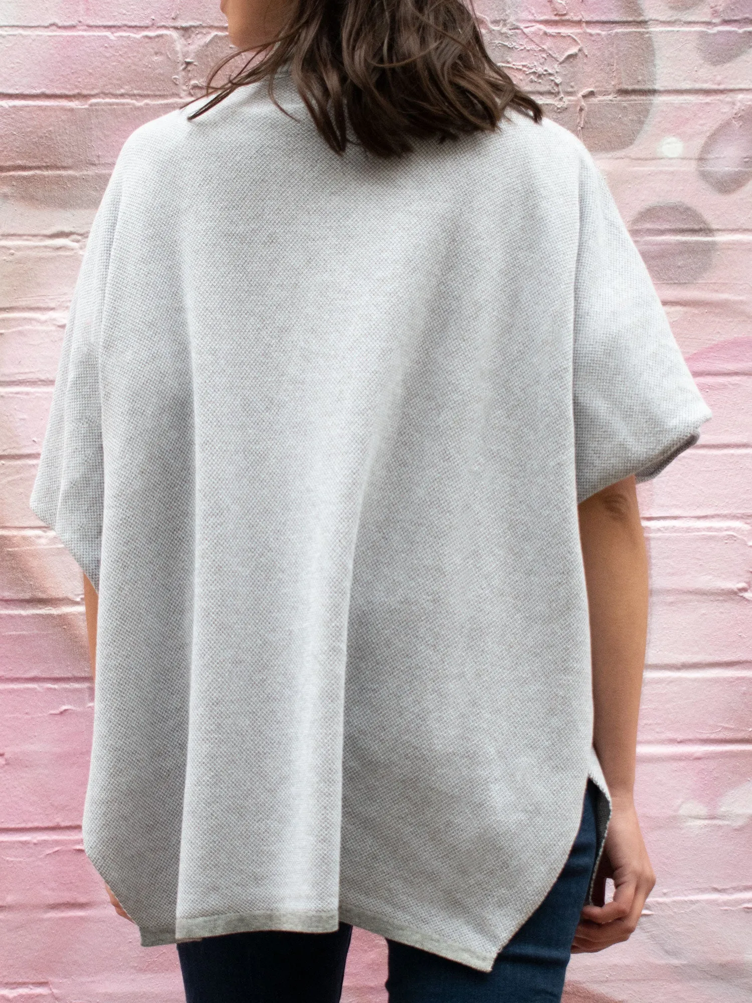 Recycled Knit Poncho