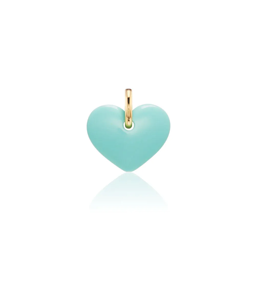 Robin's Egg Heart Pendant