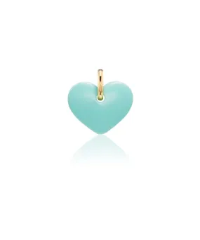 Robin's Egg Heart Pendant