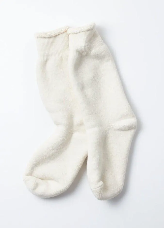 Rototo - Double Face Crew Socks - Ivory