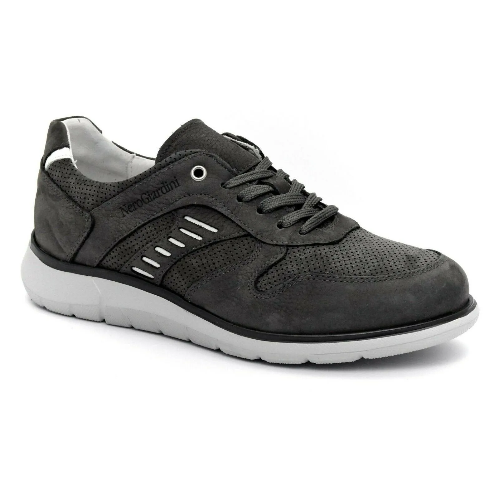 Scarpe da uomo NEROGIARDINI - Art. E001471U 105 sneakers grigio casual