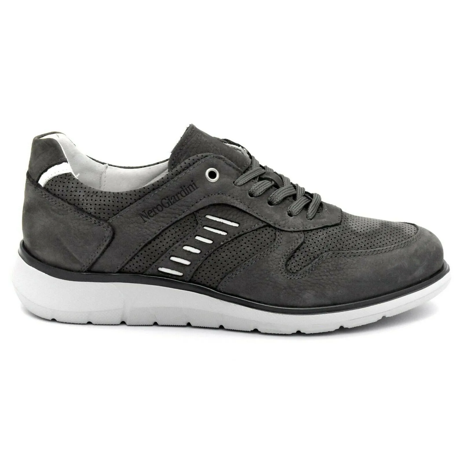 Scarpe da uomo NEROGIARDINI - Art. E001471U 105 sneakers grigio casual