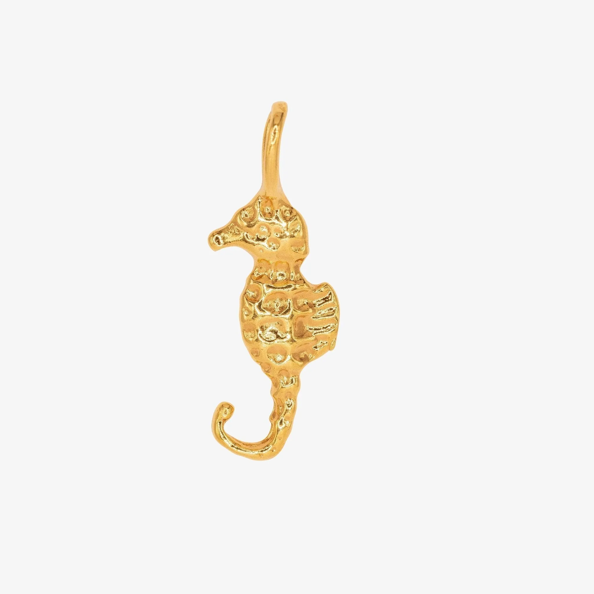 Seahorse Charm Wholesale 14K Gold, Solid 14K Gold, G141