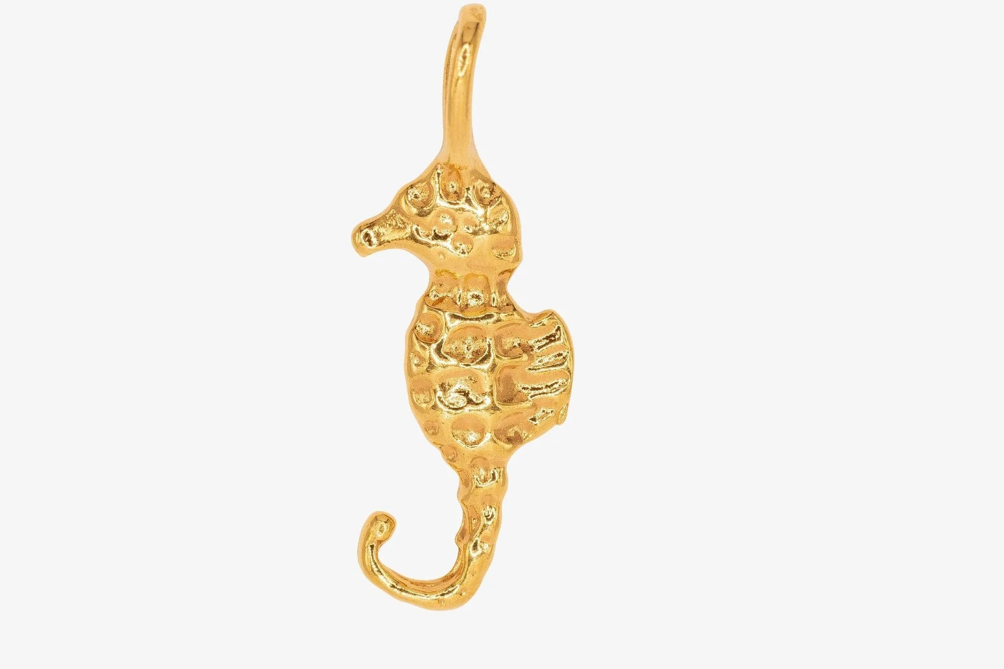 Seahorse Charm Wholesale 14K Gold, Solid 14K Gold, G141