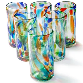 Solid Confetti Tall Tumbler - 22 oz - Set of 6